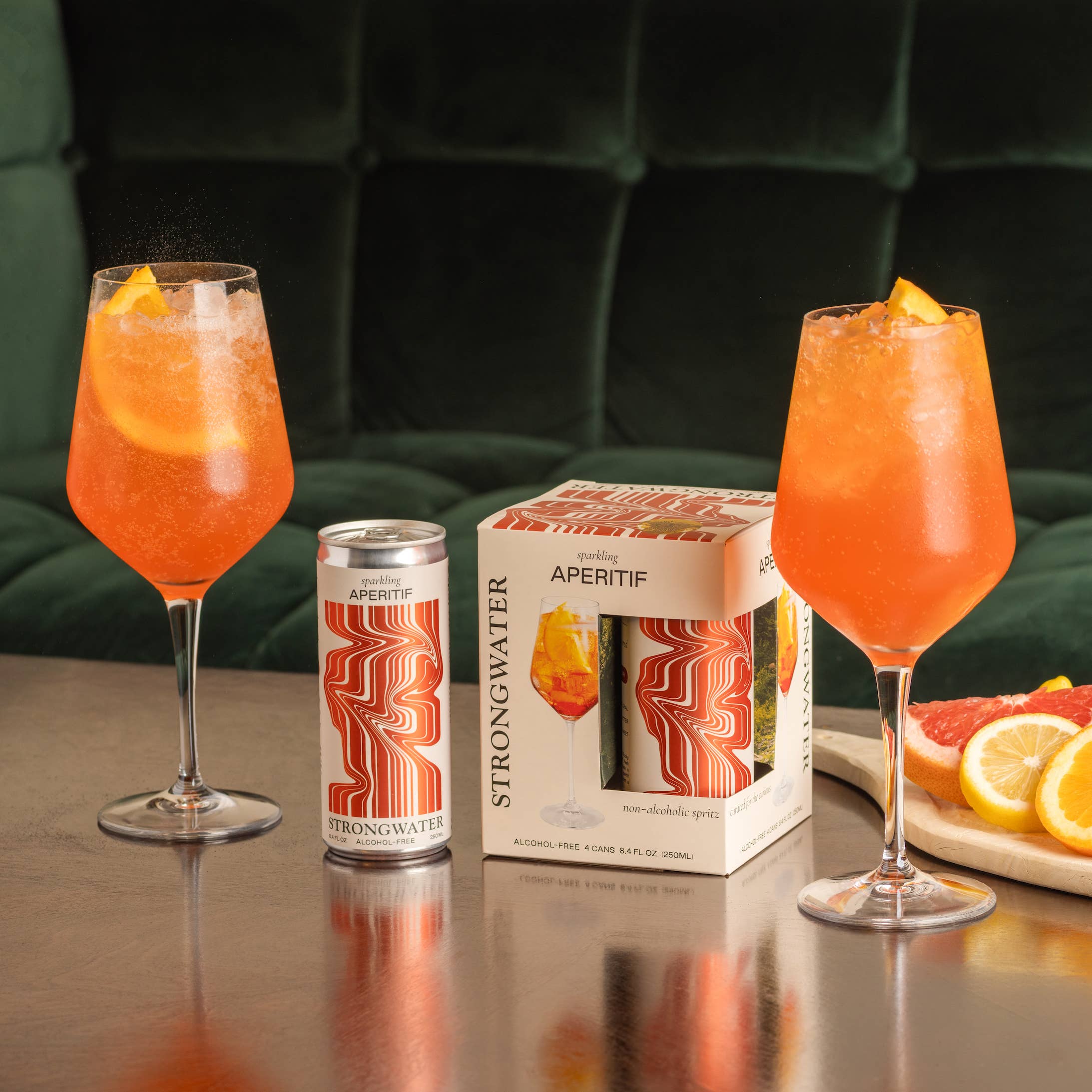Strongwater - Sparkling NA Aperitif Spritz - Aperol Spritz Mocktail
