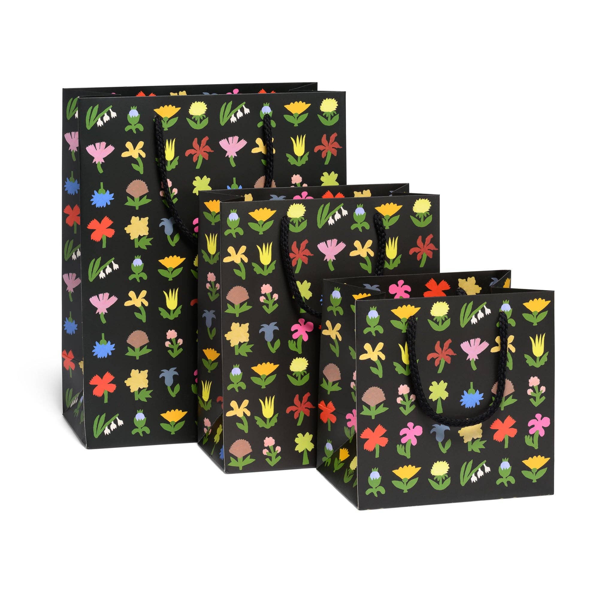 Red Cap Cards - Little Flowers gift bags: Small