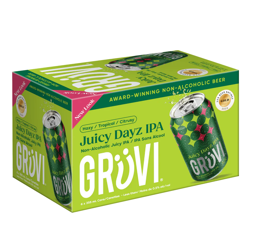 Grüvi Beer- Non Alcoholic Juicy IPA