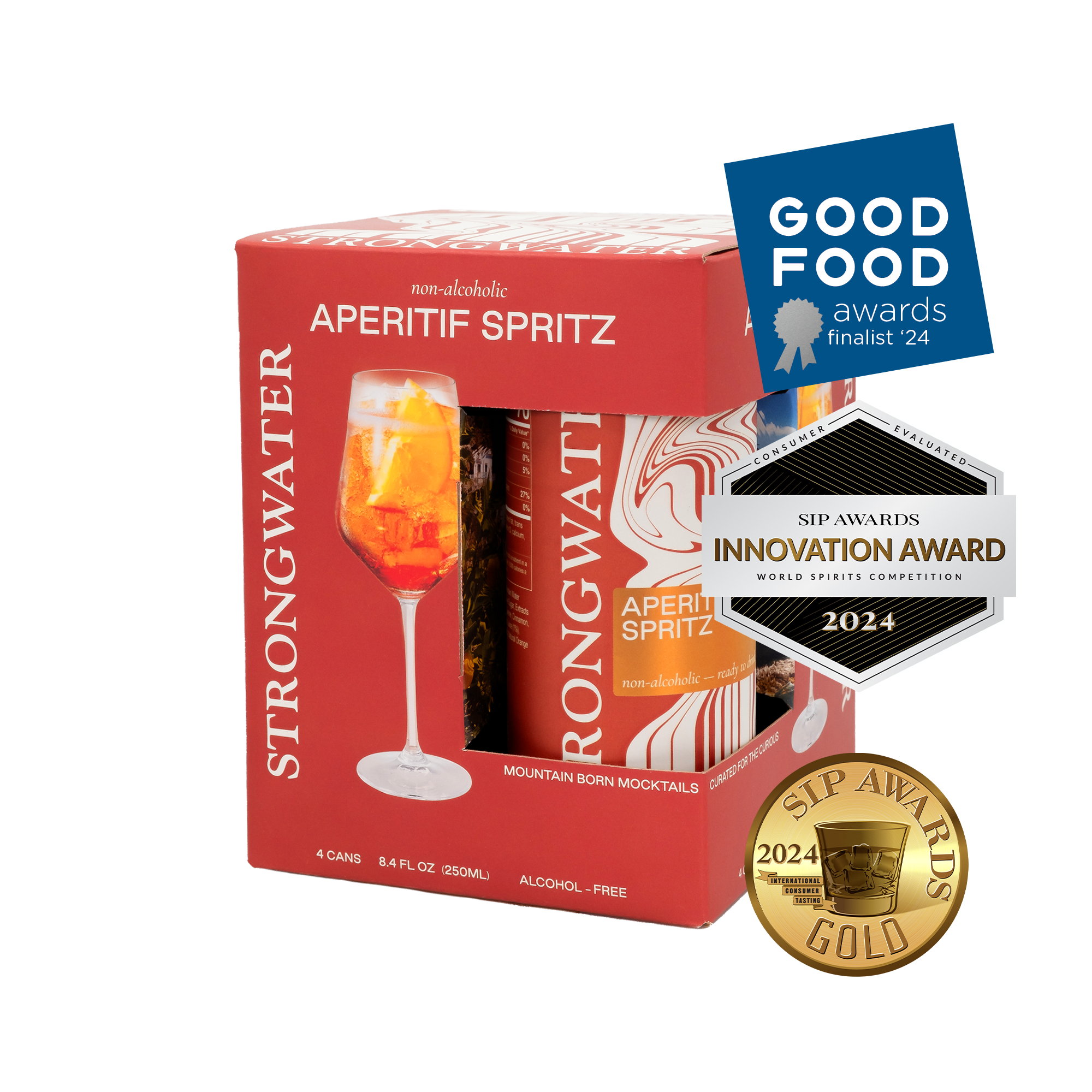 Strongwater - Sparkling NA Aperitif Spritz - Aperol Spritz Mocktail